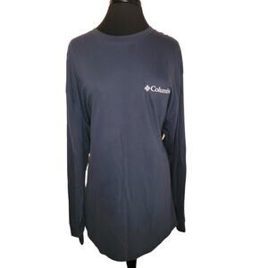 NWT Columbia Tall Peaks Graphic Tee Navy 3X Outdoor Hiking Gorpcore Streetwear